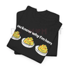 Deviled Eggs "You Know Why I'm Here" Thanksgiving T-Shirt – Funny Foodie Tee by Dog Mom Hat