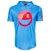 Smiley K Paint Splatter HyperMAX Short Sleeve Baseball Hoodie by Seamhead Swag