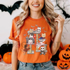 Funny Cat Horror Movies T-Shirt – Cute Halloween Cat Lovers Matching Tee by Dog Mom Hat