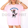 USA Feral Raccoon Patriotic T-Shirt by Dog Mom Hat