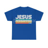 Classic Vintage Jesus Graphic Tee - Retro Faith Menswear Shirt, Timeless Statement Top