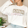 "Created with a Purpose" Floral Sweatshirt by Dog Mom Hat