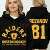 Team Ilya Rozanov #81 Vintage Hockey Romance Hoodie by Dog Mom Hat