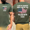 "I Like My Country How I Like My Tea" ICE Shirt by Dog Mom Hat