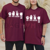 Cartoon Design Street Style Graphic Tee by Dog Mom Hat