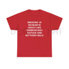"No Bush" Funny T-Shirt – Bold Political Statement / Adult Humor Graphic Tee, Unisex Sarcastic Apparel by Dog Mom Hat