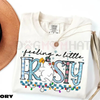 Feeling A Little Frosty' Comfort Colors® T-shirt – Cute Snowman Tee by Dog Mom Hat