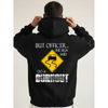 "But Officer the Sign Said Do a Burnout" Funny Hoodie by Dog Mom Hat