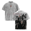 Retro Baldwin IV "The Leper King" Crusader T-Shirt – Vintage Washed Medieval Christian Streetwear by Dog Mom Hat