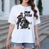 "Jew Jitsu" Funny Hanukkah T-Shirt - Rabbi Horah Dance Graphic Tee, Jewish Martial Arts Humor Shirt, Holiday Costume & Celebration Apparel