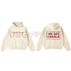 "Wear Red" Unisex Hoodie – Support Apparel, Solid Color Statement Pullover, Casual Cozy Top by Dog Mom Hat