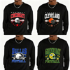 90s All Team Football Sweatshirt – Vintage 1960 Football Sweatshirt, Cowboy Sweatshirt by Dog Mom Hat