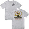 Marines 250th Birthday MADE IN USA T-Shirt - USMC 250 Year Anniversary Collection, Semper Fidelis Commemorative Tee, Eagle Globe and Anchor Military Gift