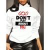 Women's Front Slogan Letter Print Hoodie – Long Sleeve Tops Graduation by Dog Mom Hat