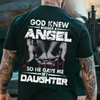 "God Knew I Need An Angel" T-Shirt – Inspirational Christian Faith Tee by Dog Mom Hat