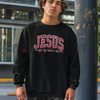 Christian Sweatshirt – Trendy Crewneck Jesus Sweatshirt Faith by Dog Mom Hat