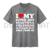 "I Love My Super Hot Girlfriend" Vintage Washed Tee by Dog Mom Hat