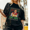 Edgy 'I Do It For The Ho's' Funny Retro Christmas T-Shirt – Unisex Cotton Fabric for Adult, Kids, Youth, Naughty Santa Slogan Tee by Dog Mom Hat