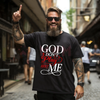 "God Don't Play About Me" Inspirational Faith T-Shirt by Dog Mom Hat