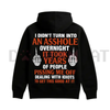 "My Cardio Is Spite" Funny Sarcastic Hoodie by Dog Mom Hat