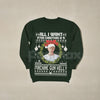 MGK "All I Want For Xmas" Sweatshirt – Machine Gun Kelly Music Holiday Crewneck
