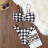 New Trend Black And White Bikini Set Swimsuit Women Bikini Swimwear Female Halter Top Bathing Suit Swimming Wear Bikini High Cut Swimsuit High by Stevvex