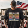 Scarface "Chi Chi Get The Yayo" T-Shirt – Al Pacino Quote Vintage Tee by Dog Mom Hat