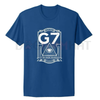 Conscious Design Group 7 T-Shirt – Unisex Clear Quartz Infused Cosmic Third-Eye Graphic Tee by Dog Mom Hat