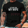 Men's Crewneck Sweatshirt – Bold White Text Slogan Statement Pullover by Dog Mom Hat