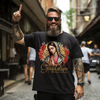 Plus Size Women's Our Lady of Guadalupe T-Shirt – Soft Floral Print Casual Top by Dog Mom Hat