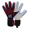 ONEKEEPER Finaty Red and White - Negative Cut Red and White Pro-Level Goalkeeper Gloves for Kids, Youth and Adults