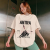 "Antifa Estd 1945" Patriotic Fight Fascism T-Shirt – Pro-Democracy Liberal Protest Shirt by Dog Mom Hat