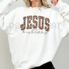 Christian Jesus Sweatshirt by Dog Mom Hat