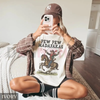 Retro Cowboy "Pew Pew Madafakas" T-Shirt by Dog Mom Hat