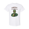 "Coffee Is" Unisex T-Shirt, Crewneck & Pullover Hoodie – Women's Coffee Apparel by Dog Mom Hat