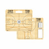 Custom FIBA Basketball Coaching Board 11.4 x 9.4 in (Magnetic) by Hoopsbasket.com