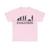 "Evolution Simp" Funny Graphic T-Shirt - Absurdist Meme Culture Unisex Cotton Tee, Ironic Statement Shirt