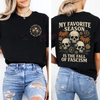 My Favorite Season Is The Fall of Fascism" T-Shirt – Anti-Fascist Political Statement Tee by Dog Mom Hat