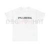"0 Percent Lib" T-shirt – Funny Graphic Tee, Halloween Humor & Political Statement Gift Idea, Unisex Conservative Top by Dog Mom Hat
