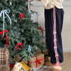 Bow Line Terry Casual Sweatpants