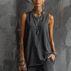 Women's Sleeveless Tank Top & Cropped Ankle Pants Set by FitiqueFit