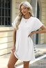 Short Sleeve Mini Dress with Pockets Casual & Stylish Everyday Wear by Stevvex