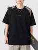 Men's Plus Size Contrast Raglan Sleeve Casual T-Shirt by Simply Love