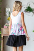 Full Size Scoop Neck Frill Tiered Dress For Women – Playful Tiered Dress, Chic Frill Dress, Feminine Scoop Neck Dress, Flattering Tiered Dress, Stylish Frill Dress, Comfortable Scoop Neck Dress, Versatile Tiered Dress by Stevvex