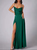 Lace Up Back Split Maxi Dress by Wild and Free Boutique