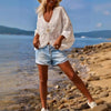 Boho Lace V-Neck Cardigan by FitiqueFit