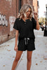 Solid Color Short Sleeve T-Shirt & Shorts Two-Piece Set | 5 Colors by FitiqueFit