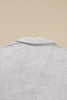 Dark Khaki Polo Collar V Neck Pullover and Drawstring Sweatpants Set by Wild and Free Boutique