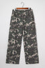 Green Camo Denim Cargo Wide Leg Pants by Wild and Free Boutique