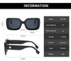 Retro Square Large Frame Sunglasses – INS Style Shades by FitiqueFit